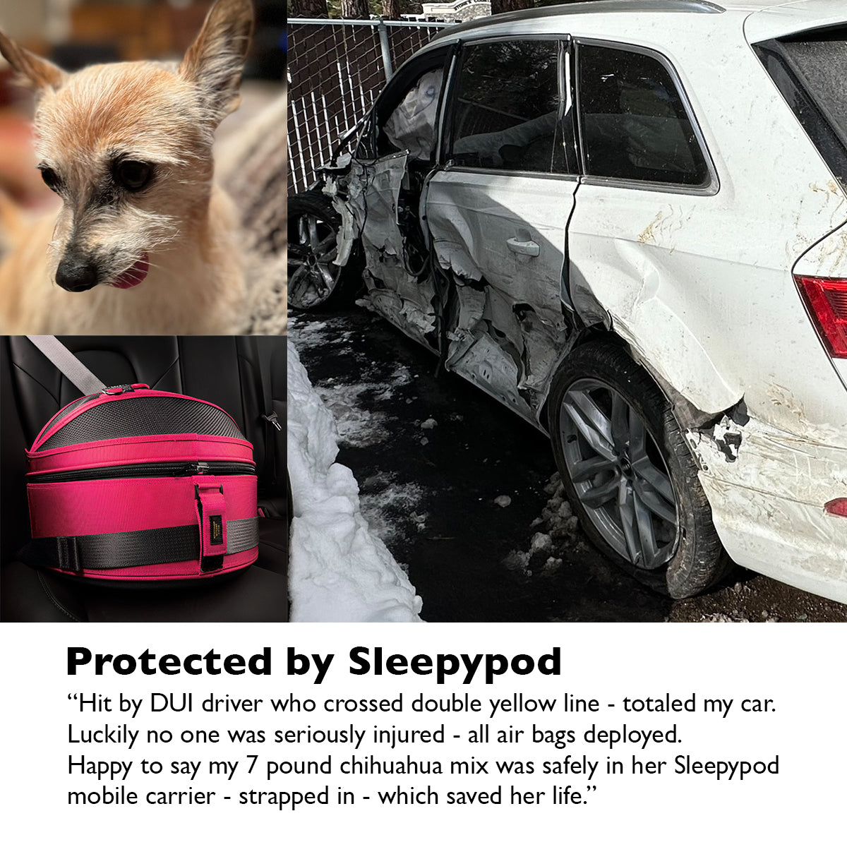 Sleepypod Accident Survivor